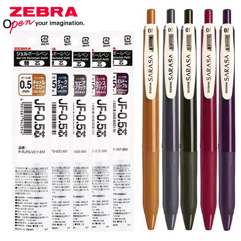 Zebra Pen Sarasa - ปากกาเจลสีเรโทร ZEBRA รุ่น JJ15 SARASA แบบกด