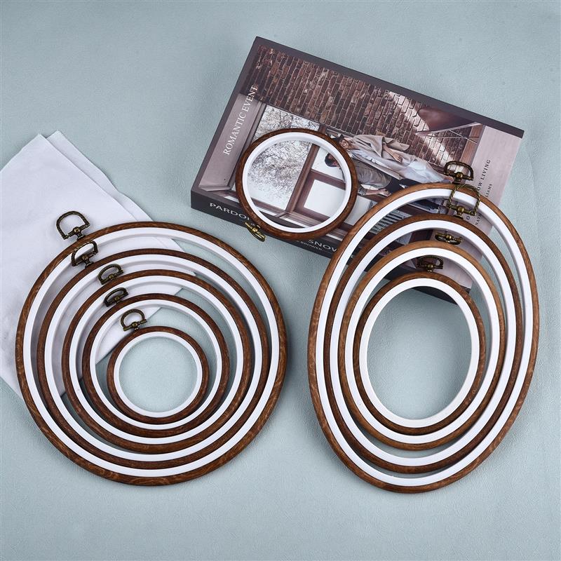 รอบรูปไข่สีไม้เย็บปักถักร้อยสะ - Wood Ring Blank บทวิจารณ์และราคา