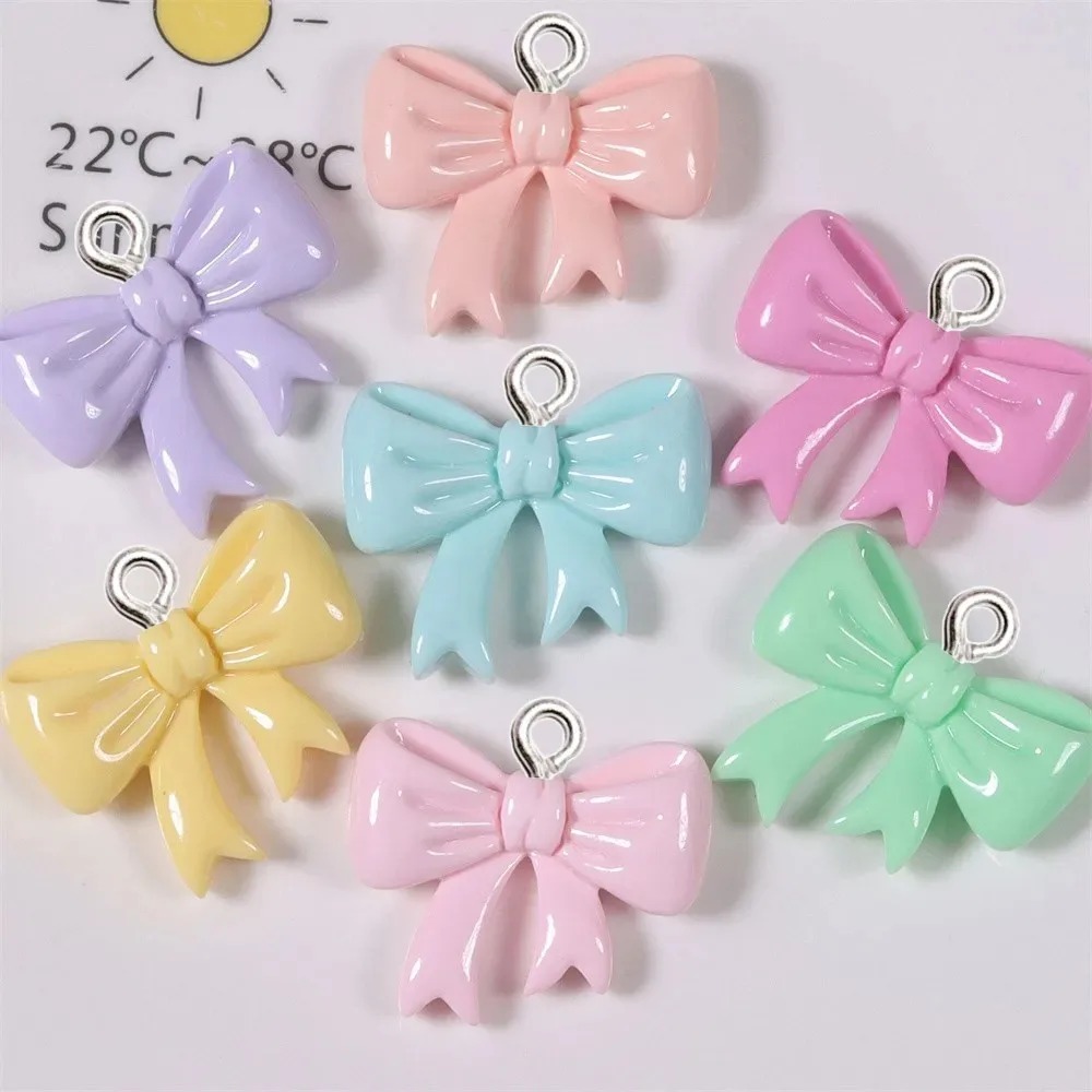 10 ชิ้น ชาร์มเรซิ่นรูปโบว์สีลู - Resin Craft Ideas บทวิจารณ์และราคา