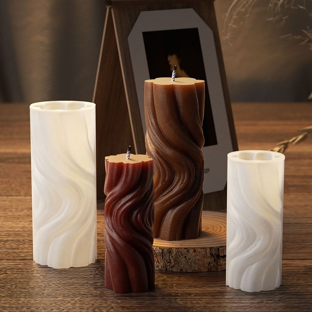 แม่พิมพ์เทียนทรงกระบอกลายคลื่น - Resin Ocean Wave Mold บทวิจารณ์และราคา