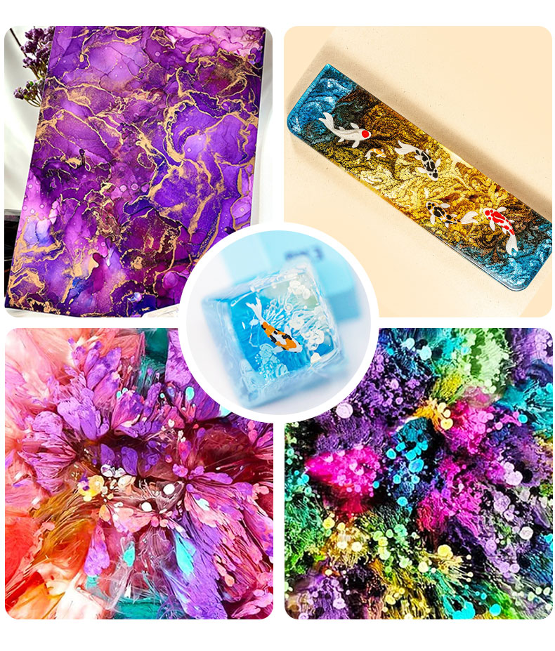 10ml หมึกแอลกอฮอล์ Art อีพ็อกซ - Epoxy Uv Resin Kit บทวิจารณ์และราคา