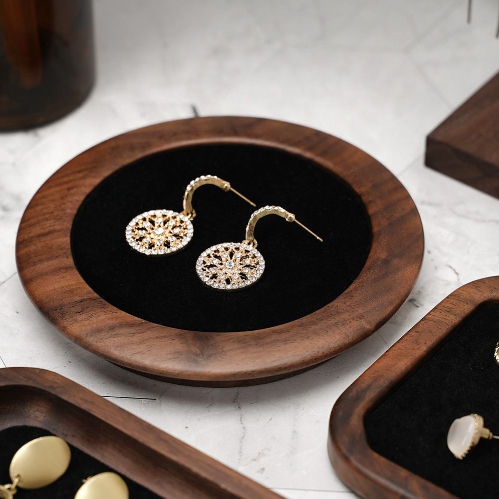 เรขาคณิตที่เรียบง่ายแหวนไม้ถาด - Wood Ring Blank บทวิจารณ์และราคา