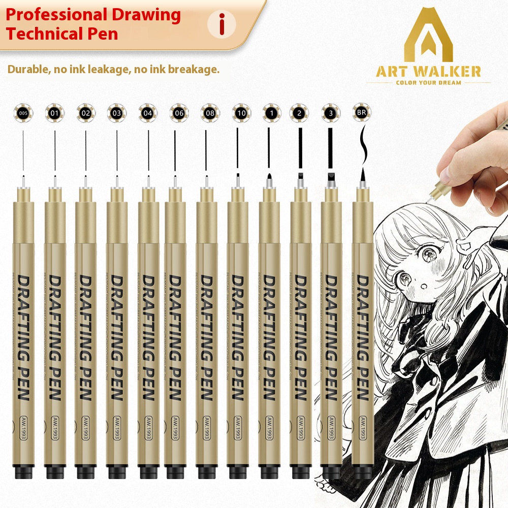 ปากกาหัวเล็กสีดำสำหรับวาดการ์ต - Copic Marker Sketch บทวิจารณ์และราคา