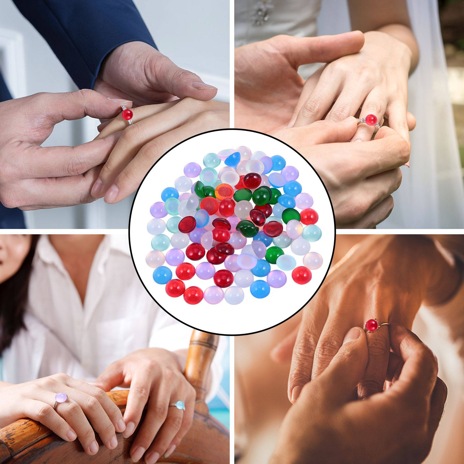 100 ชิ้น วัสดุหน้าแหวนโอปอลเที - Crafting Resin บทวิจารณ์และราคา