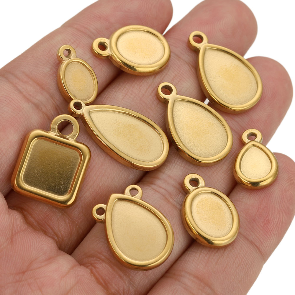 ถาดจี้สแตนเลสทรงสี่เหลี่ยม ทรง - Resin Craft Projects บทวิจารณ์และราคา