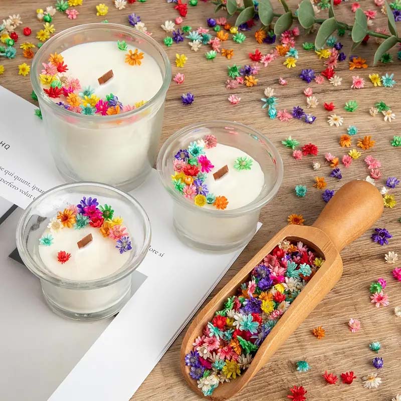 ดอกไม้หลากสีสันผสมสําหรับการปั - Resin Craft Ideas บทวิจารณ์และราคา