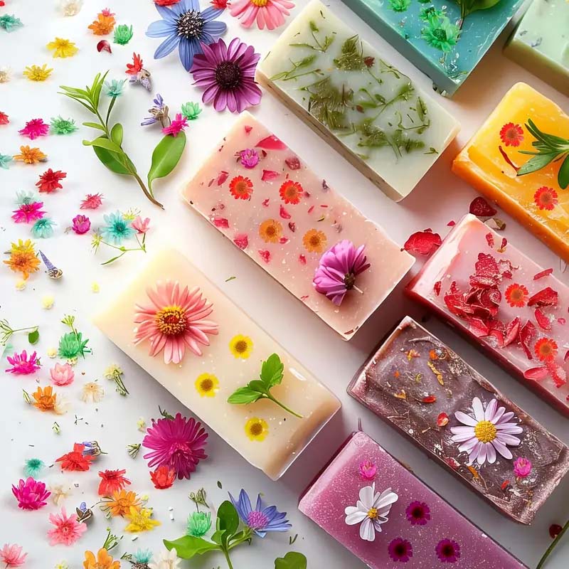 ดอกไม้หลากสีสันผสมสําหรับการปั - Resin Craft Ideas บทวิจารณ์และราคา