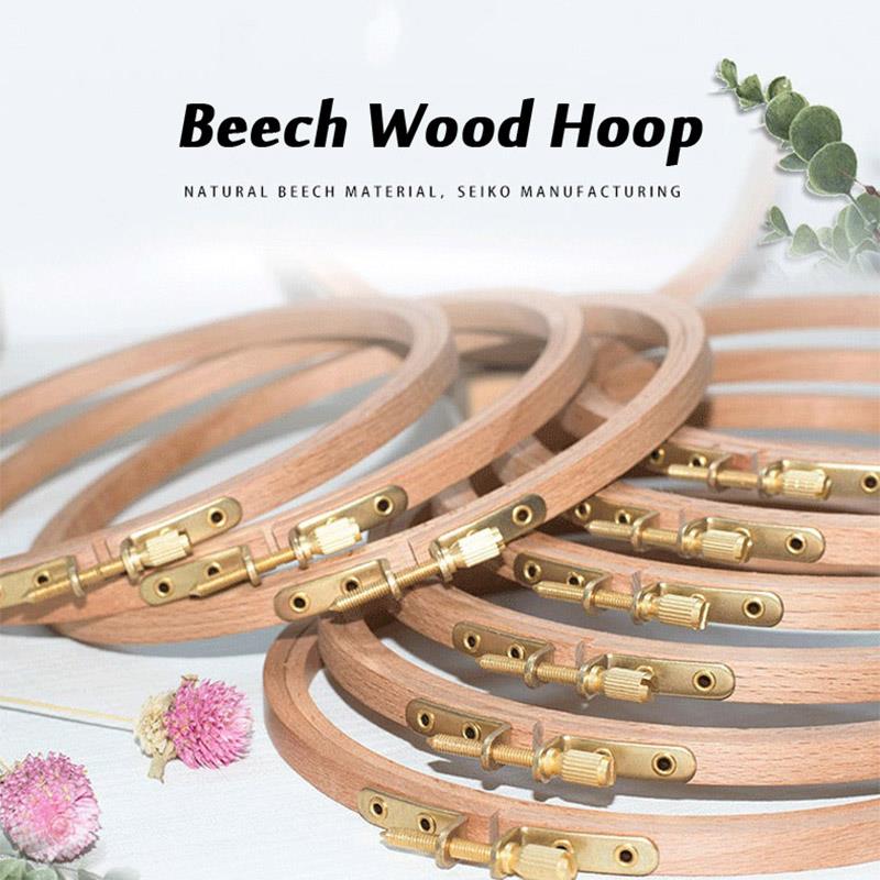 ห่วงปักผ้าไม้บีชคุณภาพสูง 1 ชิ - Wood Ring Blank บทวิจารณ์และราคา