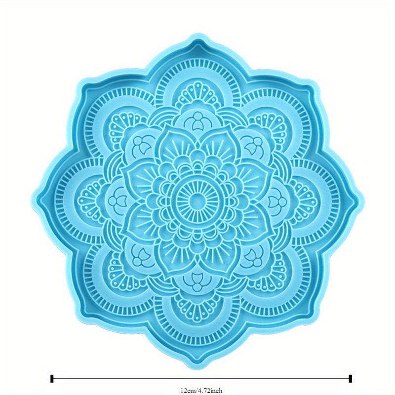 Mandala Coaster แม่พิมพ์ซิลิโค - Resin Craft Ideas บทวิจารณ์และราคา