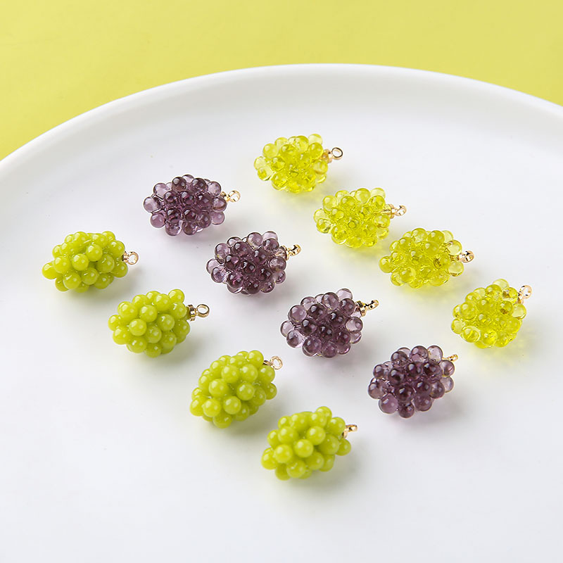 จี้เรซินรูปองุ่นน่ารัก 6 ชิ้น  - Resin Craft Projects บทวิจารณ์และราคา