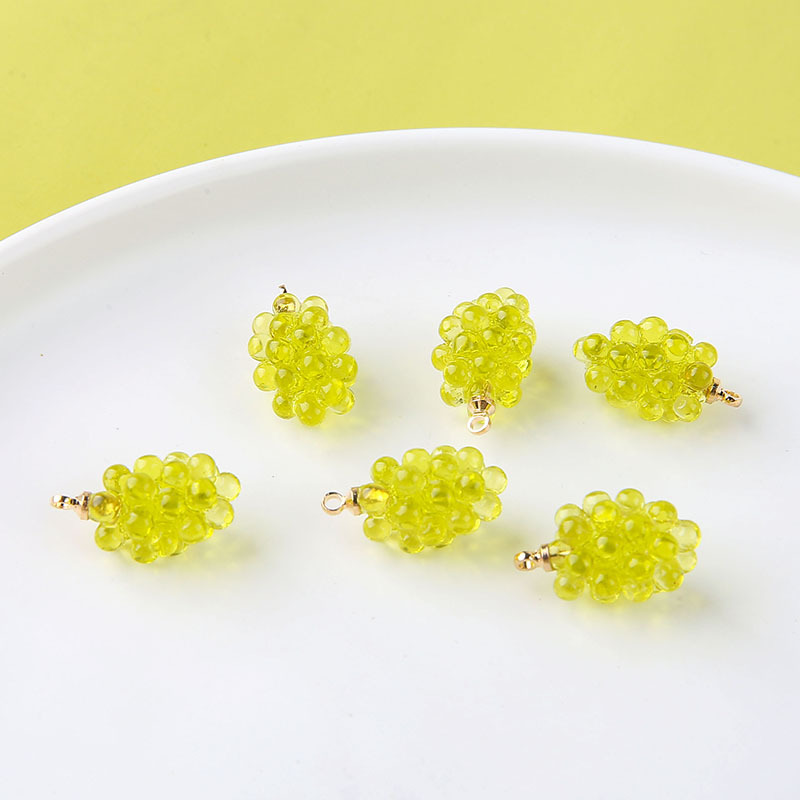 จี้เรซินรูปองุ่นน่ารัก 6 ชิ้น  - Resin Craft Projects บทวิจารณ์และราคา