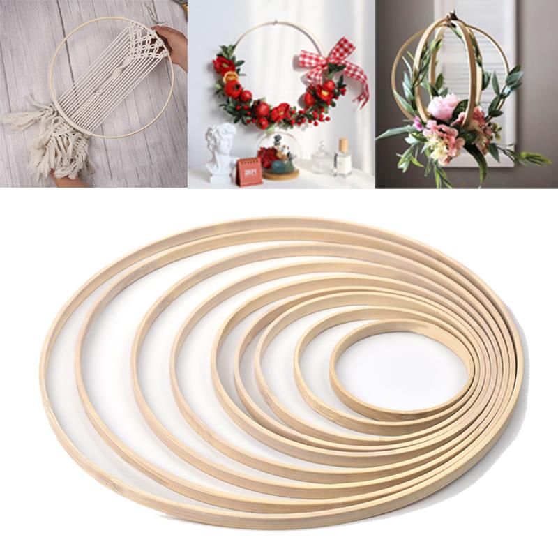 1/5Pcs 8-33ซม.ไม้ DIY Handmade - Wood Ring Blank บทวิจารณ์และราคา